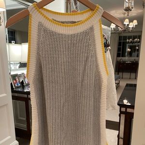 NWT Autumn Cashmere Cotton halter sweater